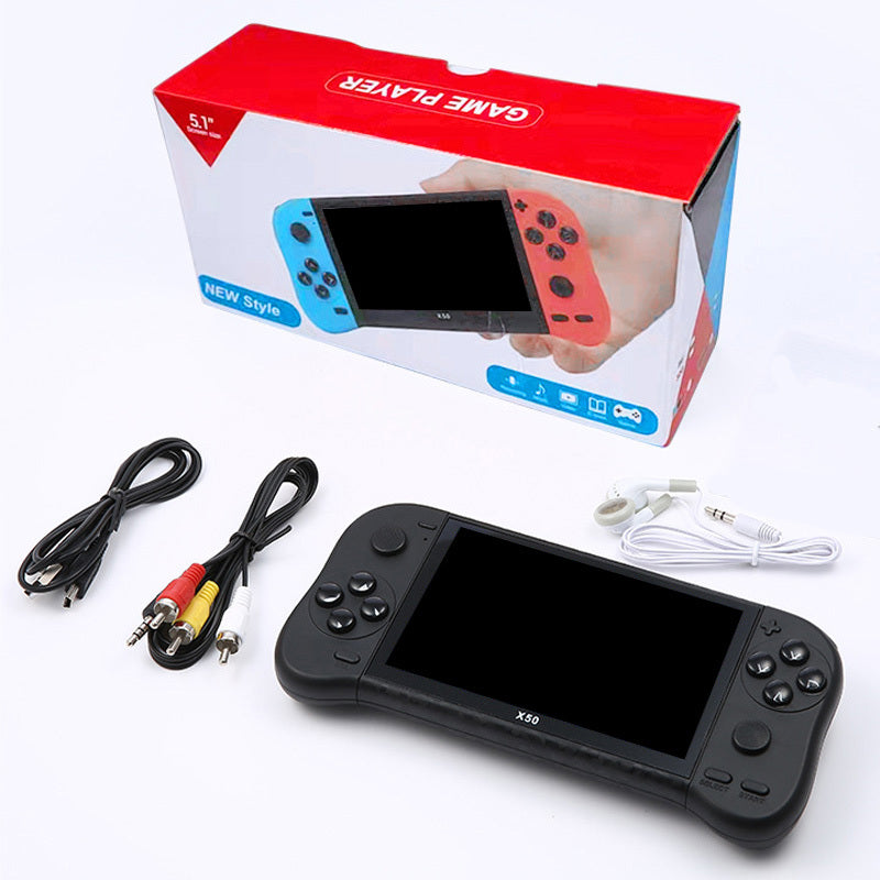 X50 HD Screen Game Console Portable Gamepad 12.95cm Retro Handheld Game Player HD TV Output For Children Kids Gift - Digital Edges | Online Electronics Store