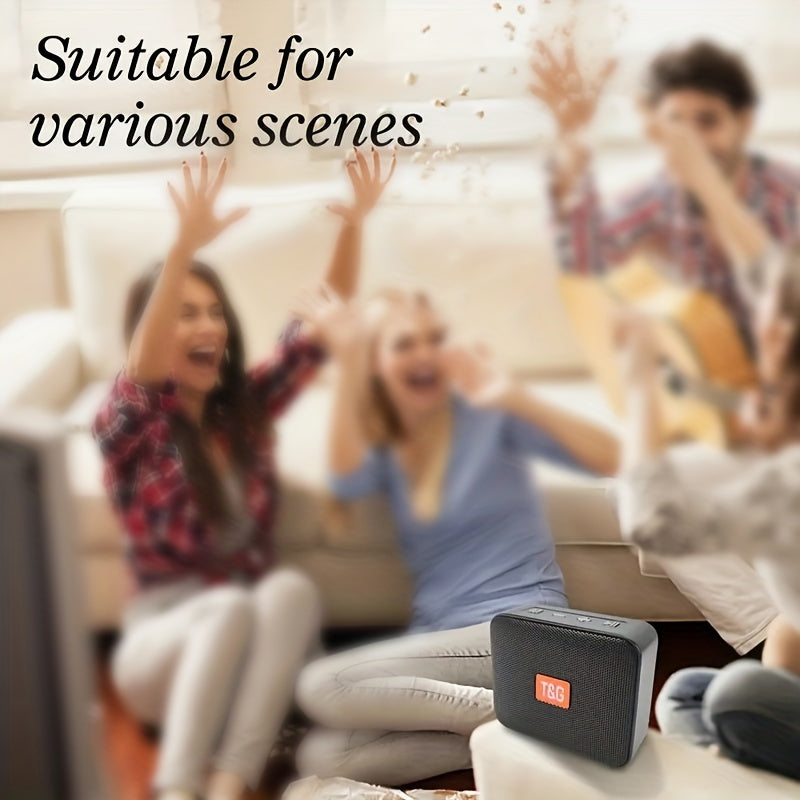 Portable Wireless Compatible Speaker Small Outdoor Wireless Speaker Music Station Support USB TF Card Radio Tuner - Digital Edges | Online Electronics Store