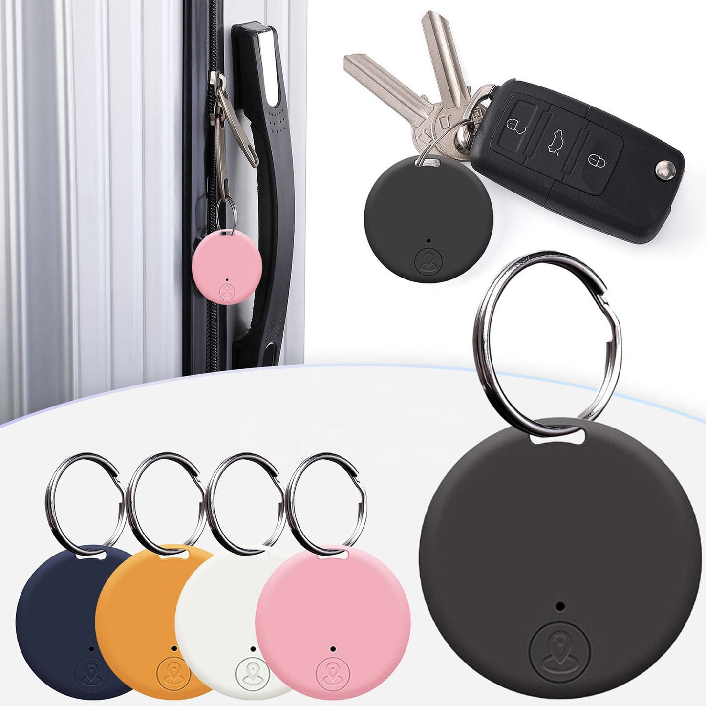 1pc Anti Loss Luggage Tag, Keychain - Smart GPS Tracking Finder