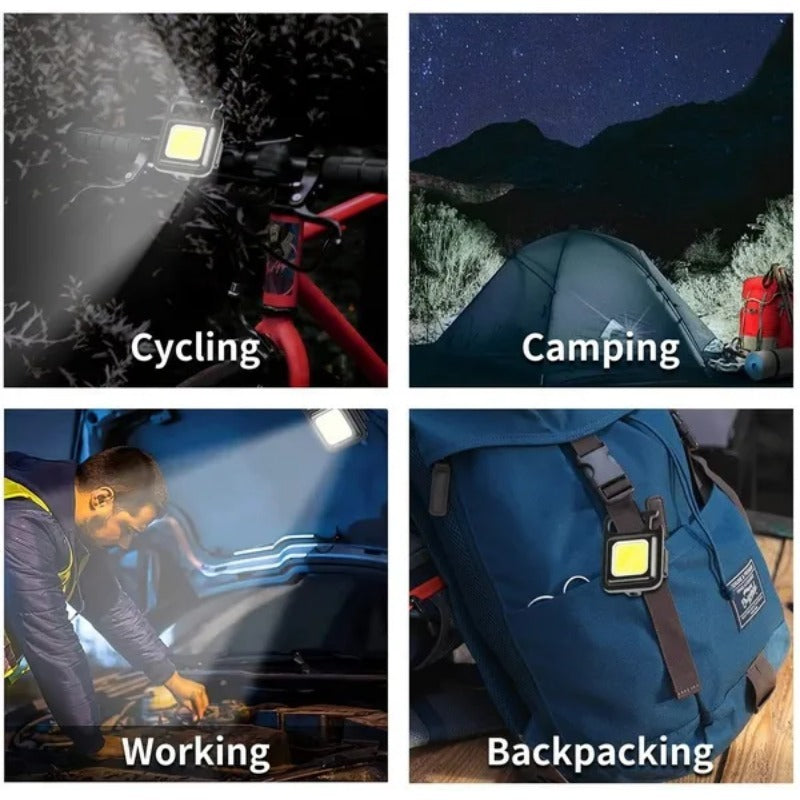 Mini LED light Rechargeable , Keychain Small Pocket Lights For Outdoor, Camping, Car Lighting - Digital Edges | Online Electronics Store