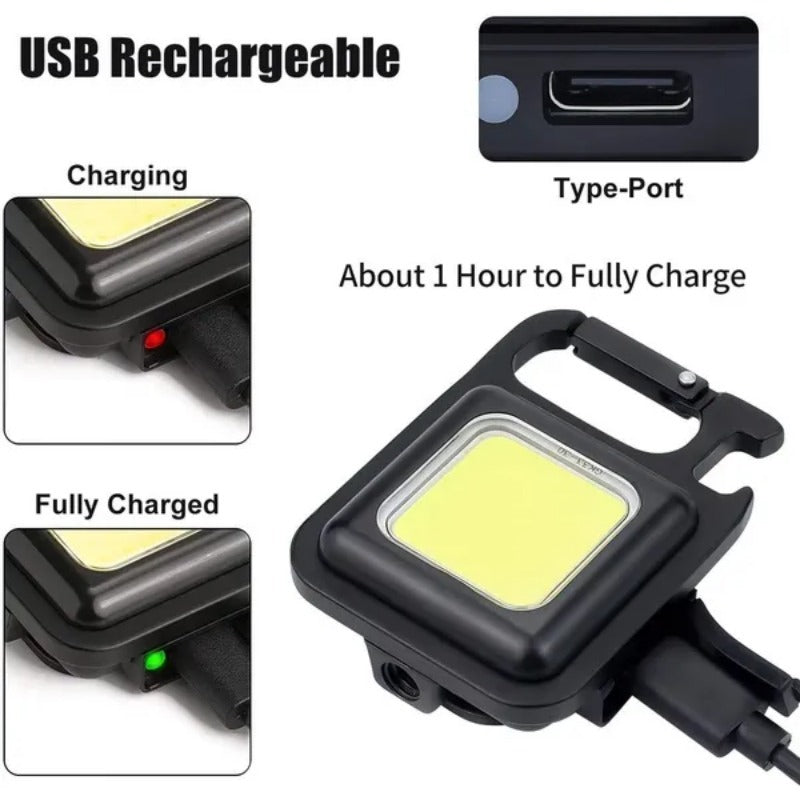 Mini LED light Rechargeable , Keychain Small Pocket Lights For Outdoor, Camping, Car Lighting - Digital Edges | Online Electronics Store