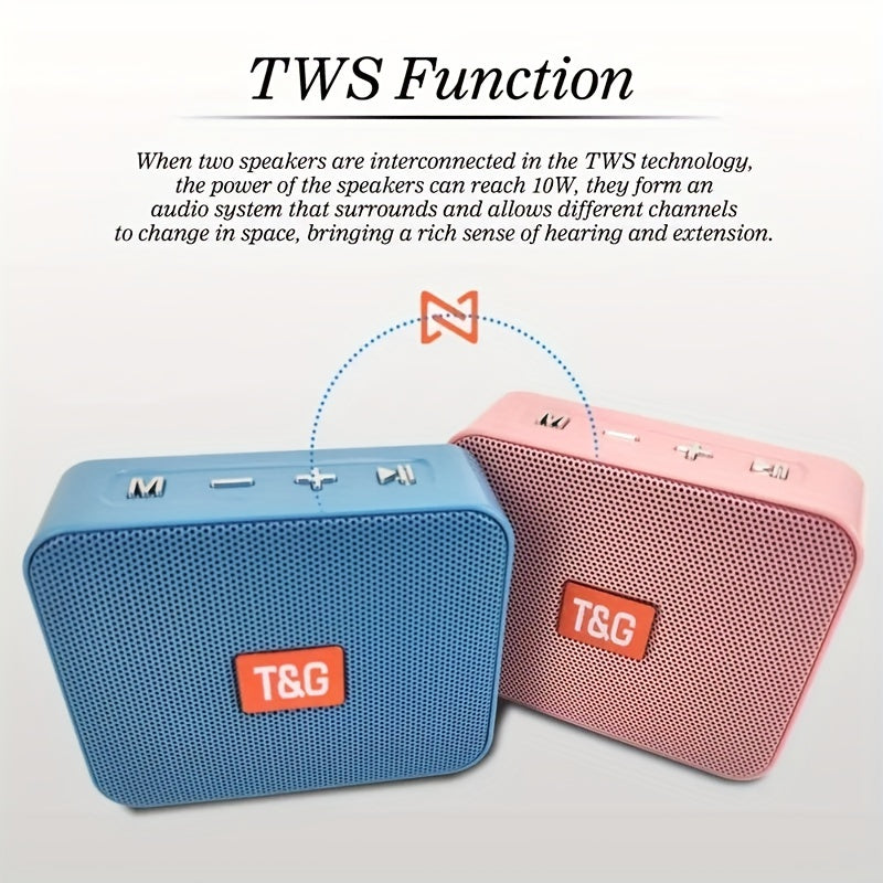 Portable Wireless Compatible Speaker Small Outdoor Wireless Speaker Music Station Support USB TF Card Radio Tuner - Digital Edges | Online Electronics Store