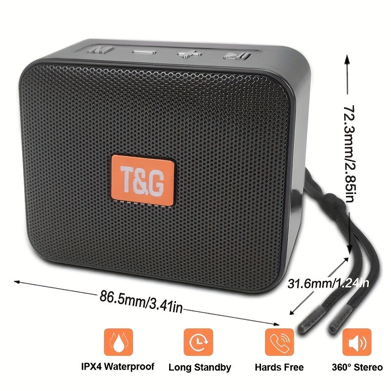 Portable Wireless Compatible Speaker Small Outdoor Wireless Speaker Music Station Support USB TF Card Radio Tuner - Digital Edges | Online Electronics Store