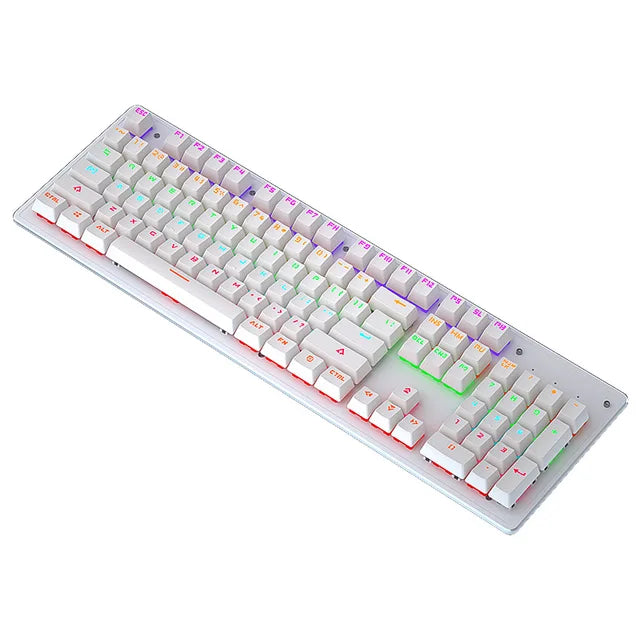 K880 Hot Swappable Mechanical Keyboard, Esports Game, Green Axis Office Computer Keyboard, Wired Mechanical Keyboard