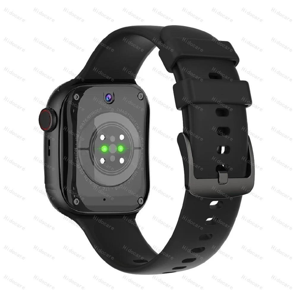 4G SIM Card Android Watch 1.96" Curved Screen AMOLED Men Woman Wifi GPS Connected Waterproof Clock Korean Polish Original 2024