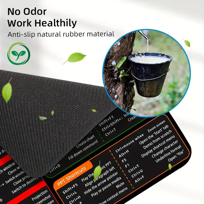 Pc Mousepad Simple Windows Shortcut Key Mouse Pad Office Software Office Word Excel PPT Shortcuts Small Laptop Mouse mat