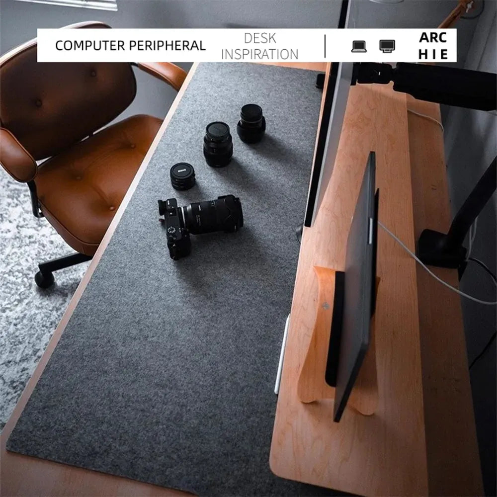 Large Mouse Pad Gamer Office Computer Desk Mat Table Keyboard Big Mousepad Wool Felt Laptop Non-slip Desk Mat Gaming Accessories - Digital Edges | Online Electronics Store