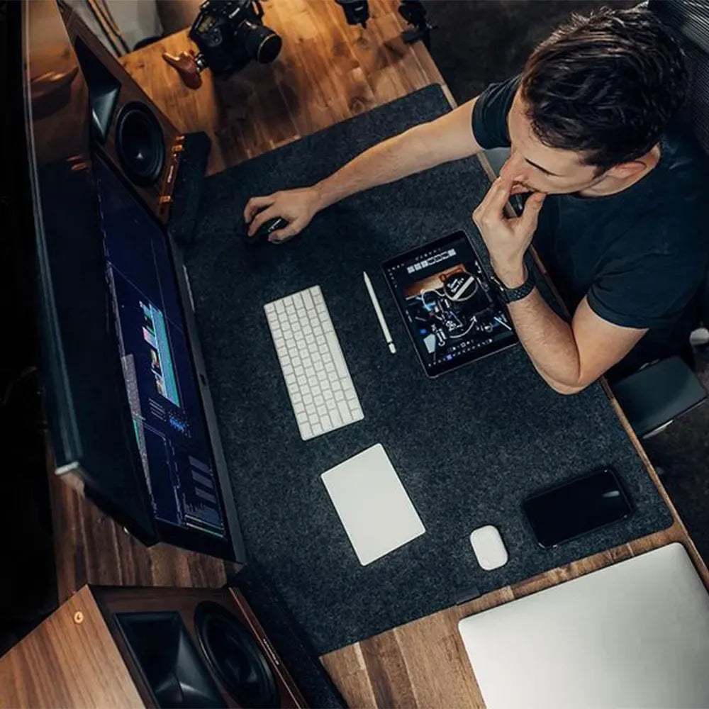 Large Mouse Pad Gamer Office Computer Desk Mat Table Keyboard Big Mousepad Wool Felt Laptop Non-slip Desk Mat Gaming Accessories - Digital Edges | Online Electronics Store