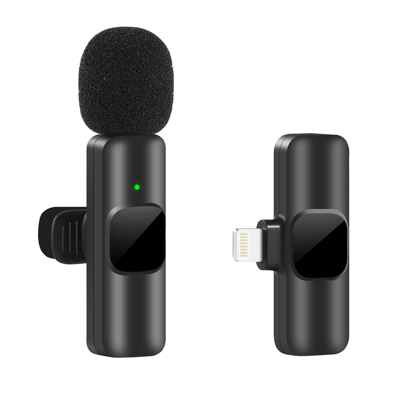 New Wireless Lavalier Microphone Portable Audio Video Recording Mini Mic for iPhone Android Live Broadcast Gaming Phone Mic - Digital Edges | Online Electronics Store