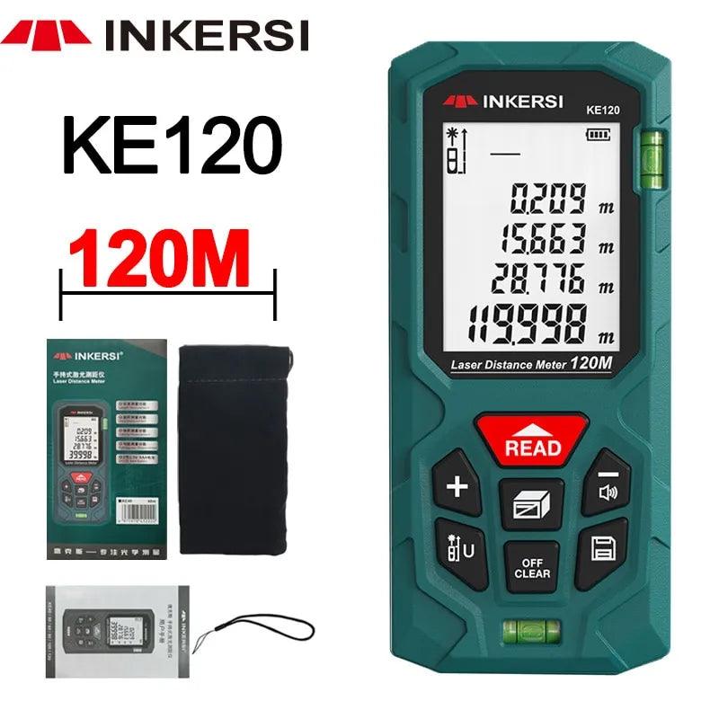 INKERSI Laser Rangefinder Digital Tape Measure 40M/70M/120m High Precision Laser Distance Meter Roulette Range Finder No Battery - Digital Edges | Online Electronics Store