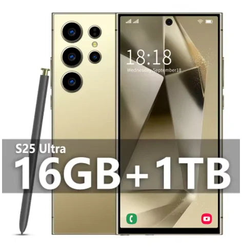 S25 Ultra Smartphone Original 7.3 Inch Celular Android Mobile Phones Unlocked 5G Dual Sim Global Version Cell Phones