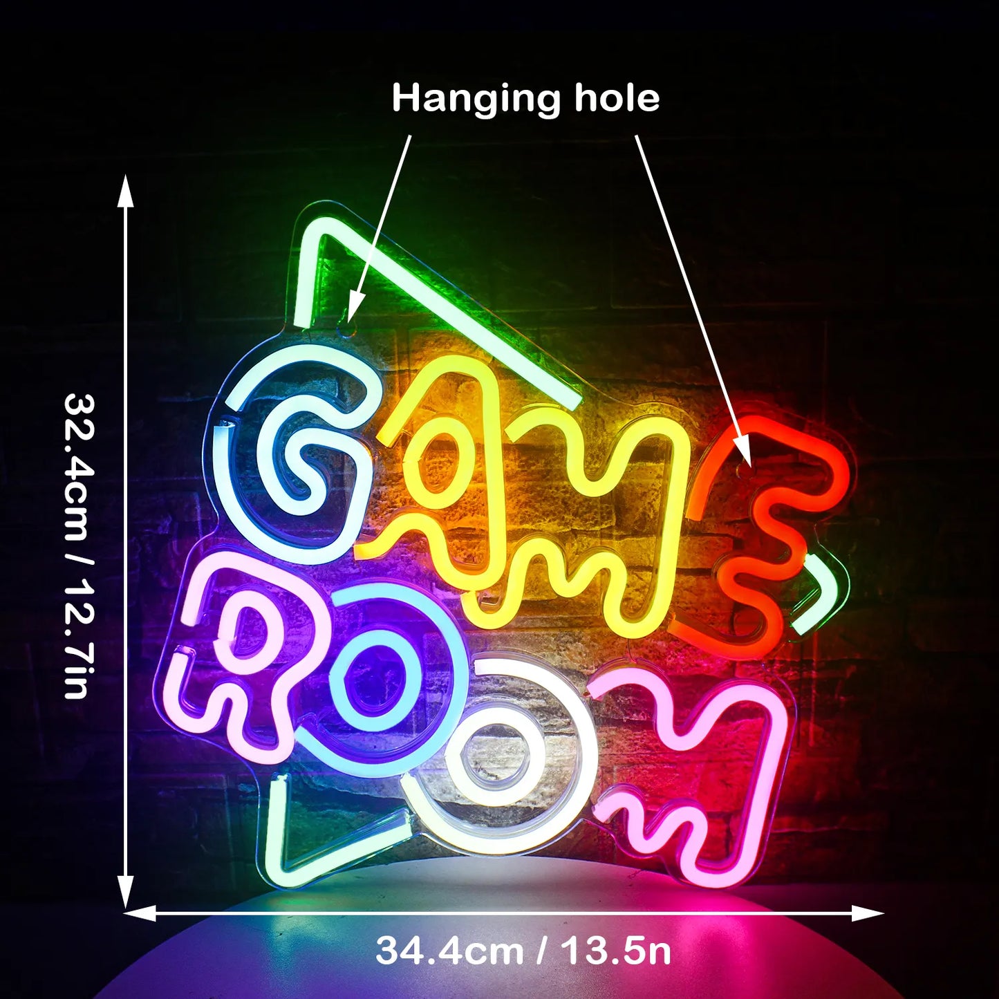 top Game Room Neon Sign LED