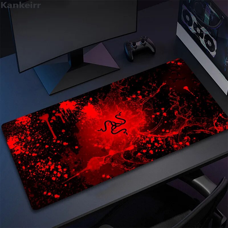 Razer Mause Pad Anime Mouse Mat Large Gaming Computer Desk Mat Pc Accessories Keyboard Mousepad Gamer Mouse Pad 30x80 Varmilo xl - Digital Edges | Online Electronics Store