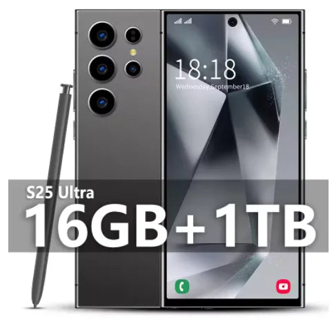 S25 Ultra Smartphone Original 7.3 Inch Celular Android Mobile Phones Unlocked 5G Dual Sim Global Version Cell Phones