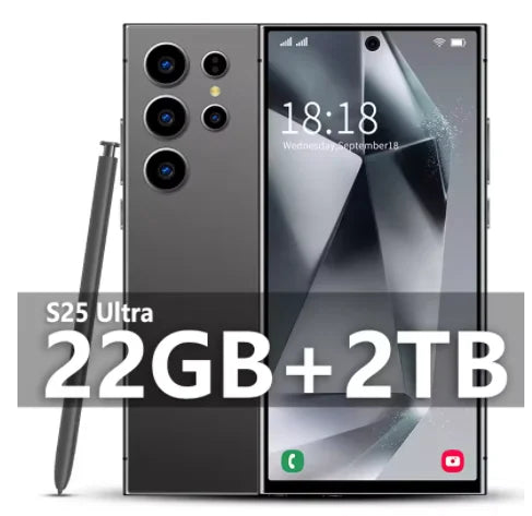 S25 Ultra Smartphone Original 7.3 Inch Celular Android Mobile Phones Unlocked 5G Dual Sim Global Version Cell Phones