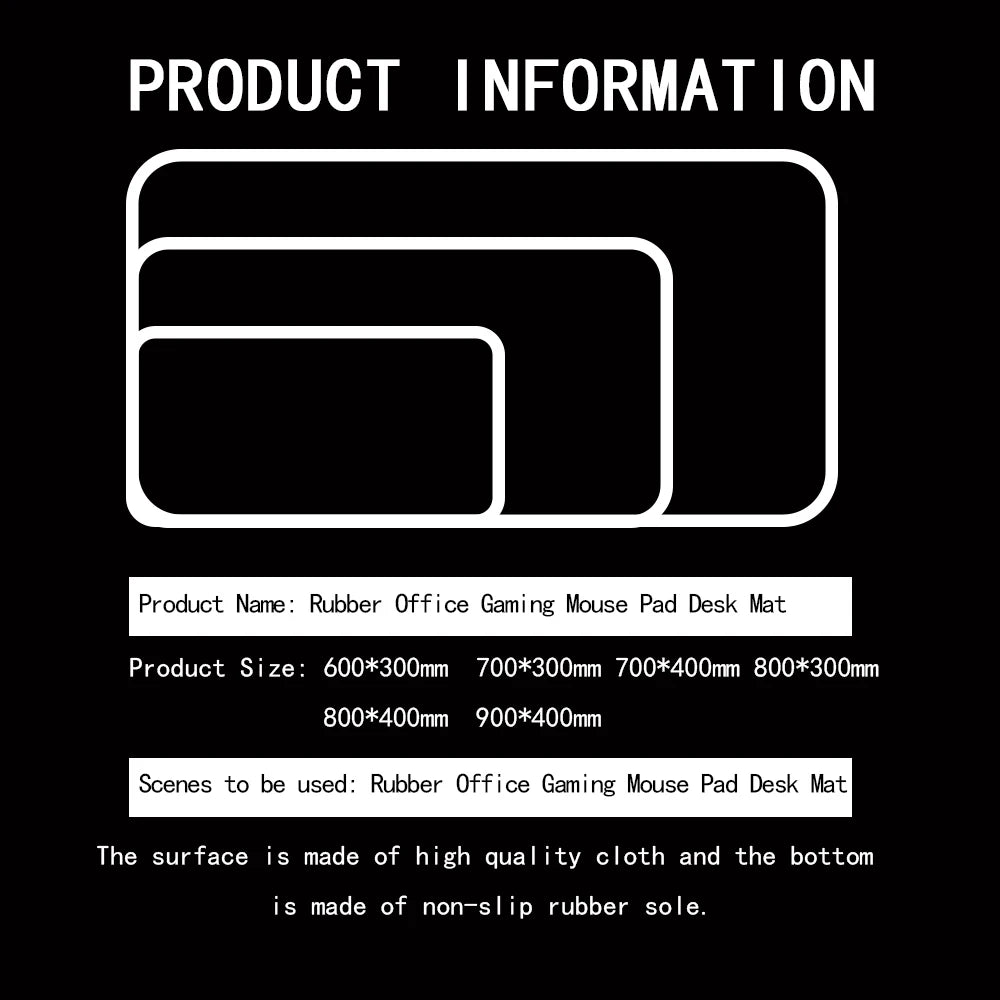 Paradise Shooting F-Fortnite Game Non-slip Mouse Pad Office Computers Laptops E-sports Game Desk Mats XXL Keyboard