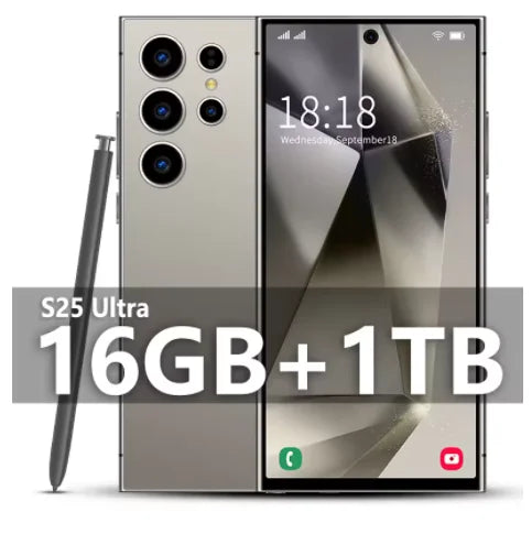 S25 Ultra Smartphone Original 7.3 Inch Celular Android Mobile Phones Unlocked 5G Dual Sim Global Version Cell Phones