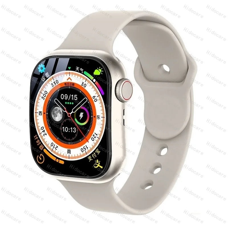 4G SIM Card Android Watch 1.96" Curved Screen AMOLED Men Woman Wifi GPS Connected Waterproof Clock Korean Polish Original 2024