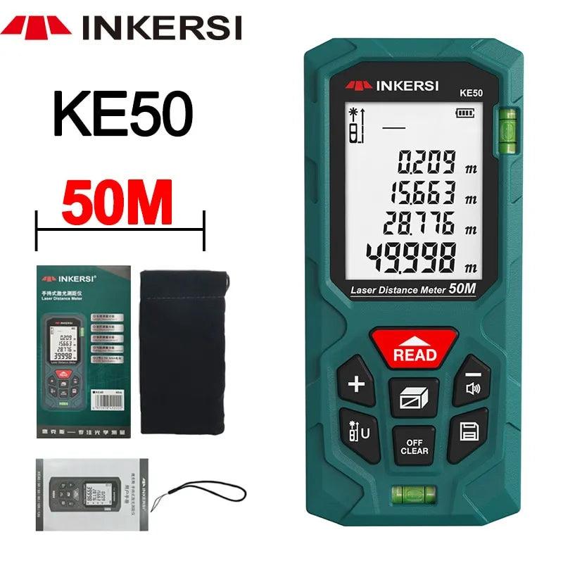INKERSI Laser Rangefinder Digital Tape Measure 40M/70M/120m High Precision Laser Distance Meter Roulette Range Finder No Battery - Digital Edges | Online Electronics Store