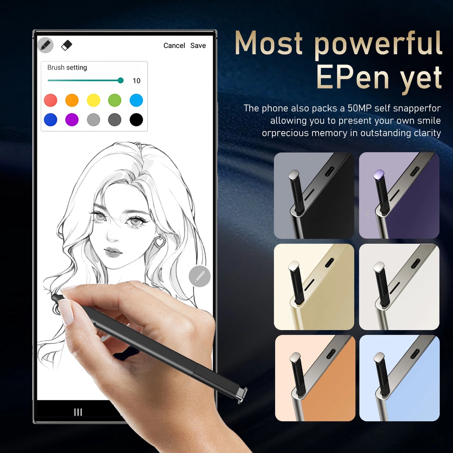 S25 Ultra Smartphone Original 7.3 Inch Celular Android Mobile Phones Unlocked 5G Dual Sim Global Version Cell Phones