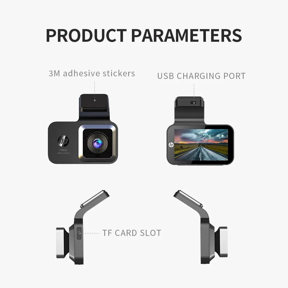 Dash Cam WiFi Full HD 1296P