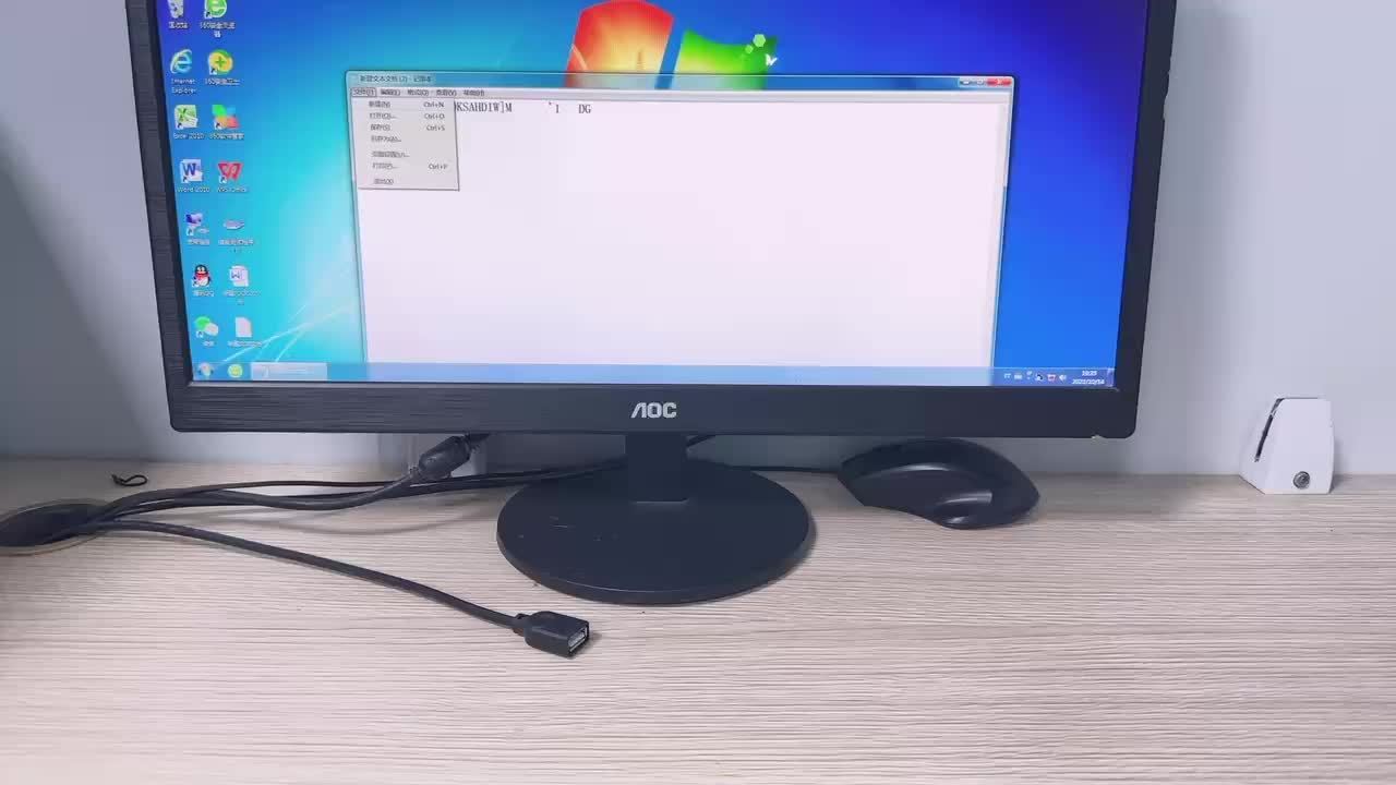 2.4G Wireless Keyboard Mouse Set Portable