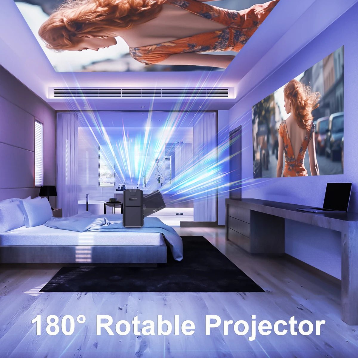 4K Android 11 Projector: 1080P, Wifi6, BT5.0, 390 ANSI, HY300 - Magcubic - Digital Edges | Online Electronics Store