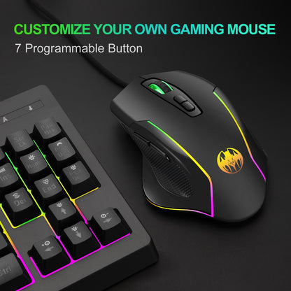 Wireless charging illuminated gaming mouse with anti sleep function automatic cursor movement to prevent computer screen lock