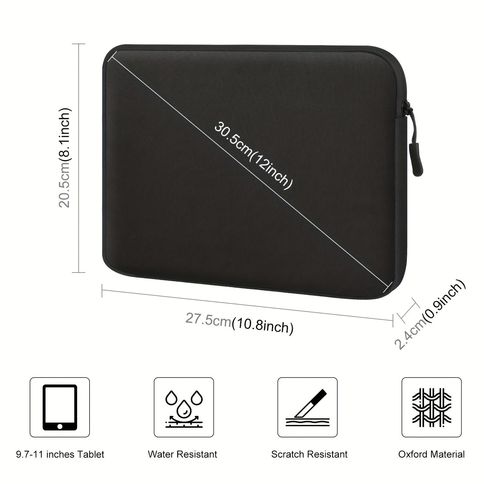 Youth Tablet Sleeve Bag - Lightweight & Shockproof' 'Slim & Durable Shell Hybrid for 9.7-11" Tablets - Digital Edges | Online Electronics Store