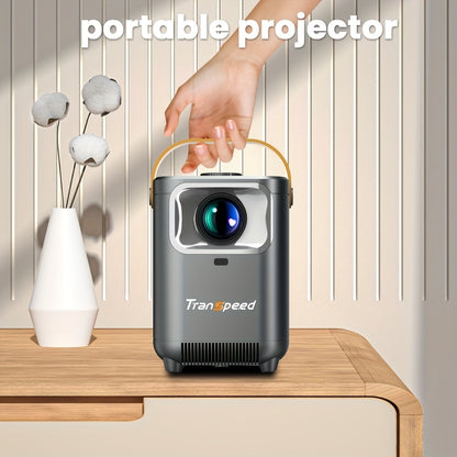 Projector 260ANSI UK Plug Support 4K WIFI 5.08meterscreen Wireless5.0 1280*720P Speaker 5W Home Theater Outdoor Portable - Digital Edges | Online Electronics Store