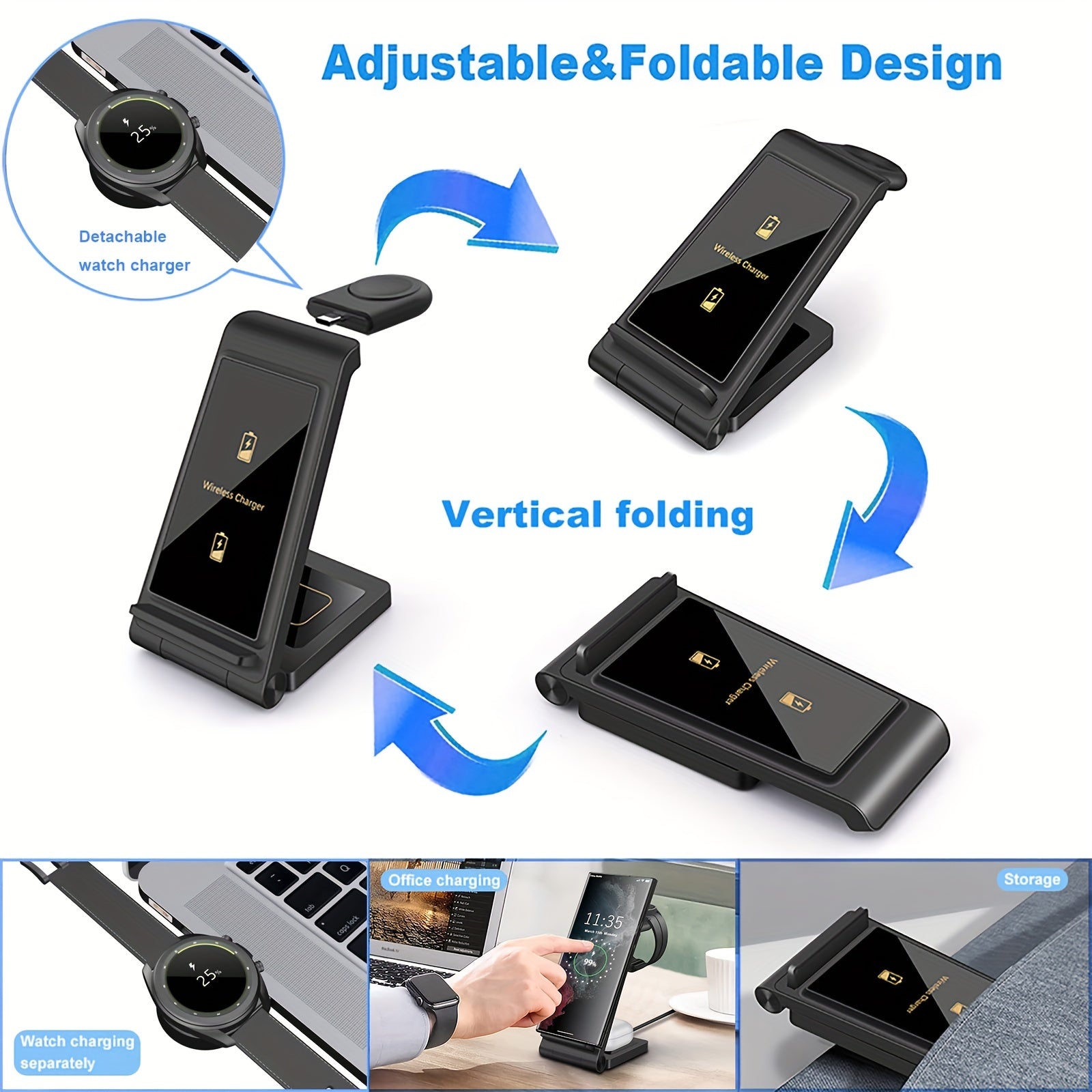Charging Dock Wireless Charger For Samsung Tablet Wireless Charger