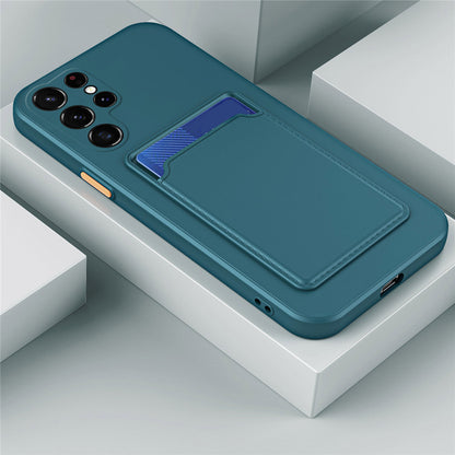 Ultra-thin Shockproof Case Soft Cover With Card Slots For Samsung Galaxy S22 Ultra S22 Plus S21 FE A72 A22 5G A22 4G A33 5G A53 5G A13 4G A73 5G A54 A14 5G - Digital Edges | Online Electronics Store