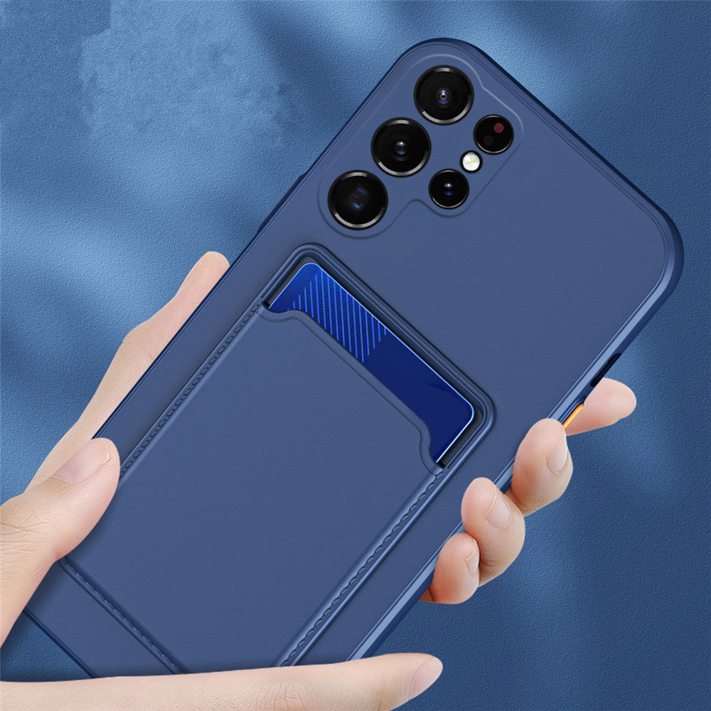 Ultra-thin Shockproof Case Soft Cover With Card Slots For Samsung Galaxy S22 Ultra S22 Plus S21 FE A72 A22 5G A22 4G A33 5G A53 5G A13 4G A73 5G A54 A14 5G - Digital Edges | Online Electronics Store