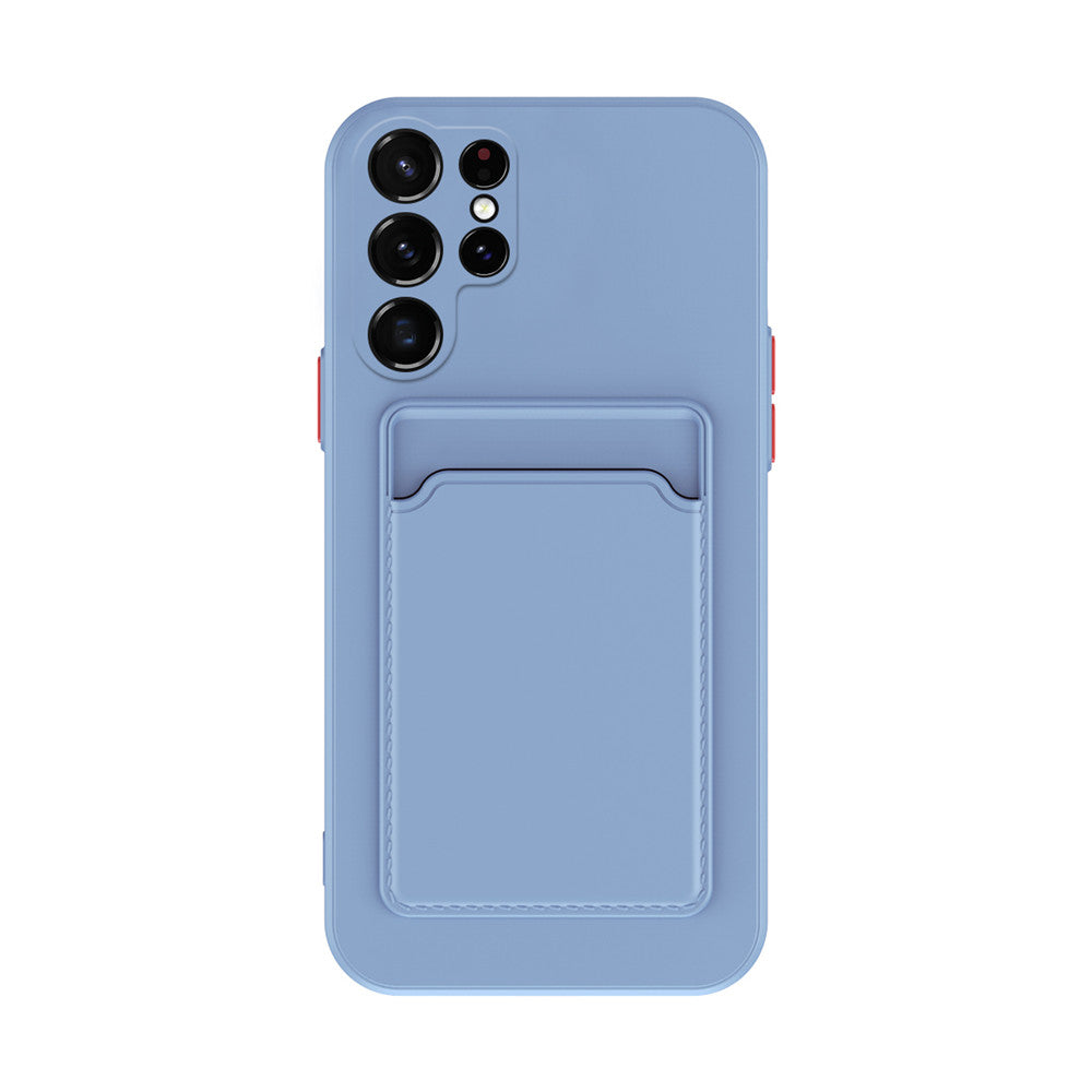 Ultra-thin Shockproof Case Soft Cover With Card Slots For Samsung Galaxy S22 Ultra S22 Plus S21 FE A72 A22 5G A22 4G A33 5G A53 5G A13 4G A73 5G A54 A14 5G - Digital Edges | Online Electronics Store