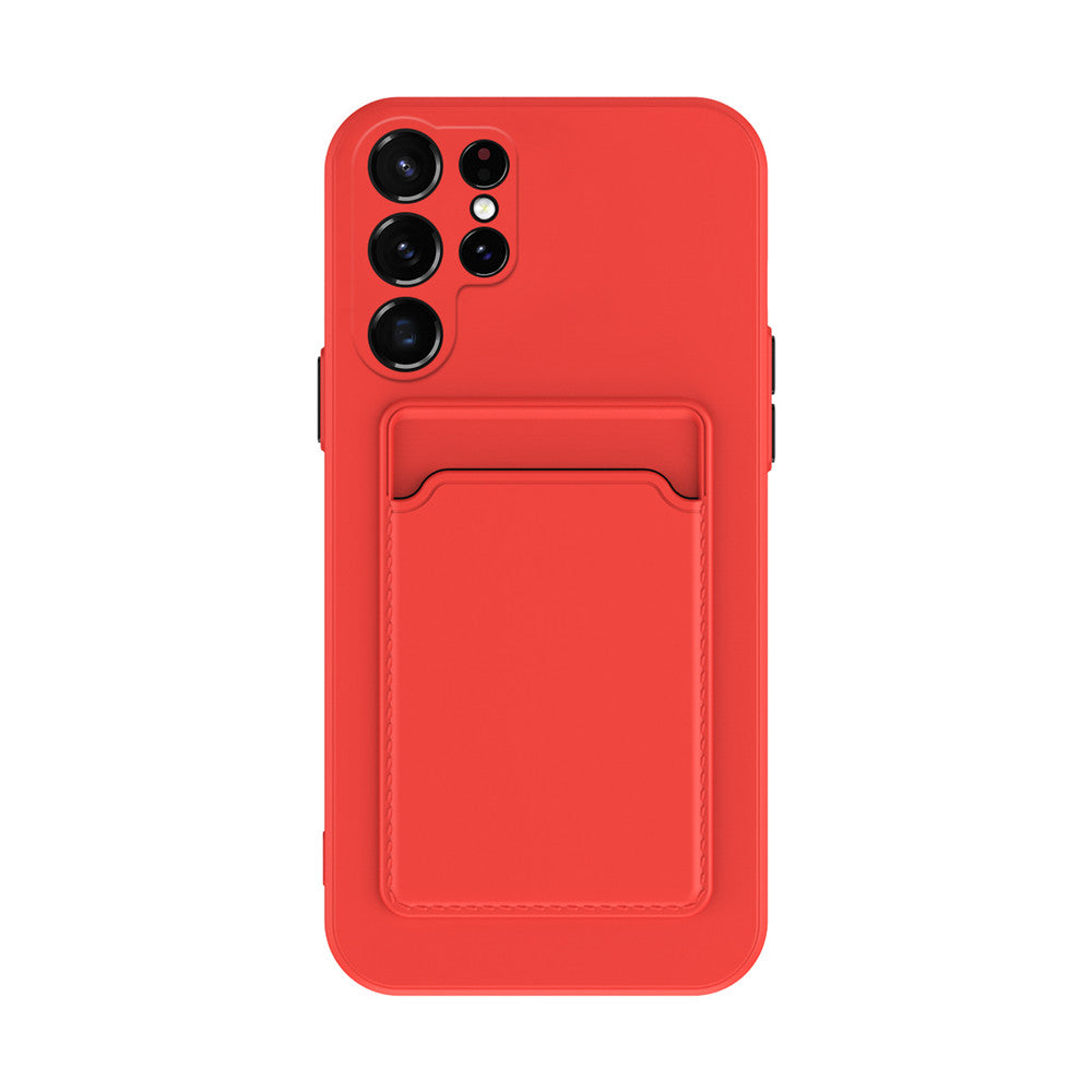 Ultra-thin Shockproof Case Soft Cover With Card Slots For Samsung Galaxy S22 Ultra S22 Plus S21 FE A72 A22 5G A22 4G A33 5G A53 5G A13 4G A73 5G A54 A14 5G - Digital Edges | Online Electronics Store