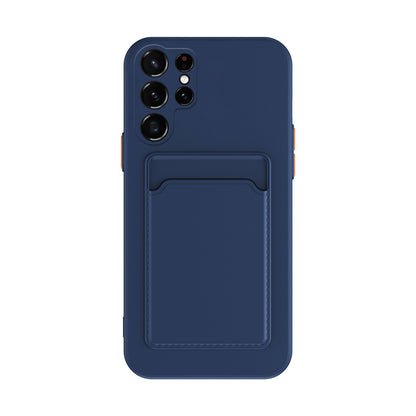 Premium Black Protective Cover for Samsung S21/S22/S23/A52/A72/A73/M53/M33/A33/A34/A54/A32/A12/Note20u - Insertable Card Slot & Superior Skin-Feeling - Digital Edges | Online Electronics Store