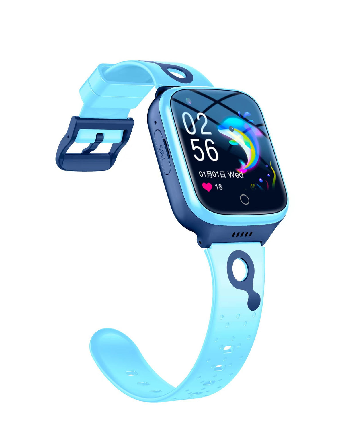 Montre connectée GPS pour enfants avec SOS, appels et conception étanche
