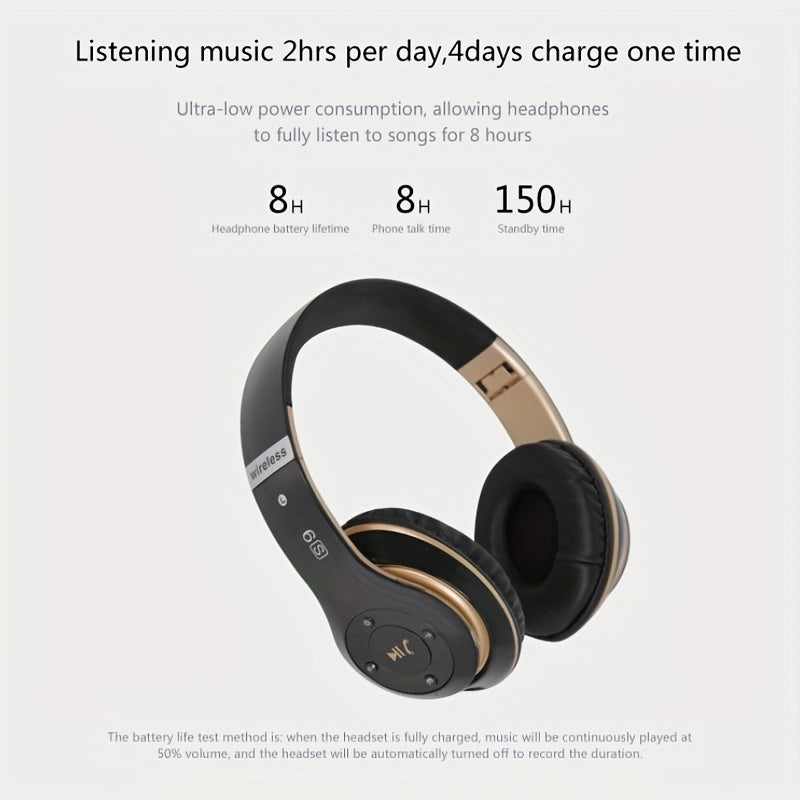 Wireless Headphones BT 5.0 Stereo For Phone Tablet PC Headset - Digital Edges | Online Electronics Store