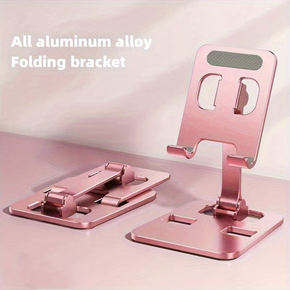 Metal Foldable Lifting Mobile Phone Holder Lazy Desktop Holder Mobile Phone Tablet Universal Holder Multi Angle Adjustable Mobile Phone Holder Children's Online Class Mobile Phone Holder Base Compact And Portable - Digital Edges | Online Electronics Store