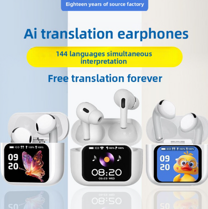 Full-color screen noise-reduced in-ear Bluetooth headphones – additional product photo 2