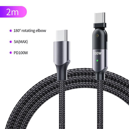 100W USB C to Type C Cable USBC PD Fast Charging Wire Cord for MacBook Pro Xiaomi POCO Huawei iPad Samsung USB-C Cable 3M - Digital Edges | Online Electronics Store