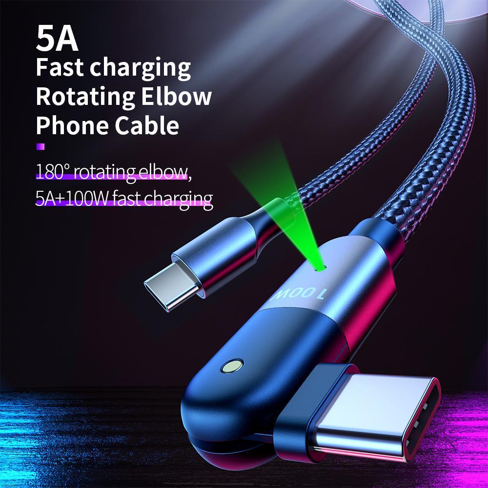 100W USB C to Type C Cable USBC PD Fast Charging Wire Cord for MacBook Pro Xiaomi POCO Huawei iPad Samsung USB-C Cable 3M - Digital Edges | Online Electronics Store