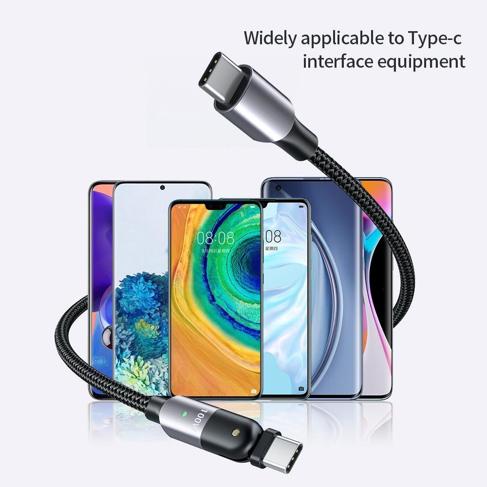 100W USB C to Type C Cable USBC PD Fast Charging Wire Cord for MacBook Pro Xiaomi POCO Huawei iPad Samsung USB-C Cable 3M - Digital Edges | Online Electronics Store