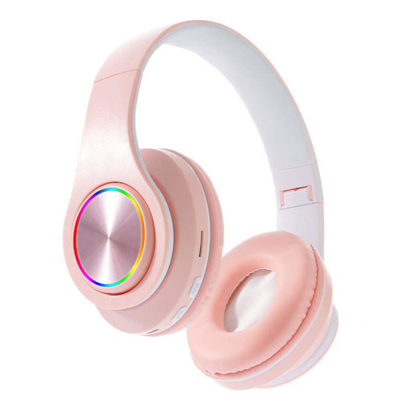 B39 Wireless Headphones  Breathing Light Stable Connection Low Latency Noise Reduction Deep Bass Bluetooth