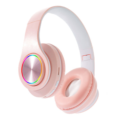 B39 Wireless Headphones  Breathing Light Stable Connection Low Latency Noise Reduction Deep Bass Bluetooth