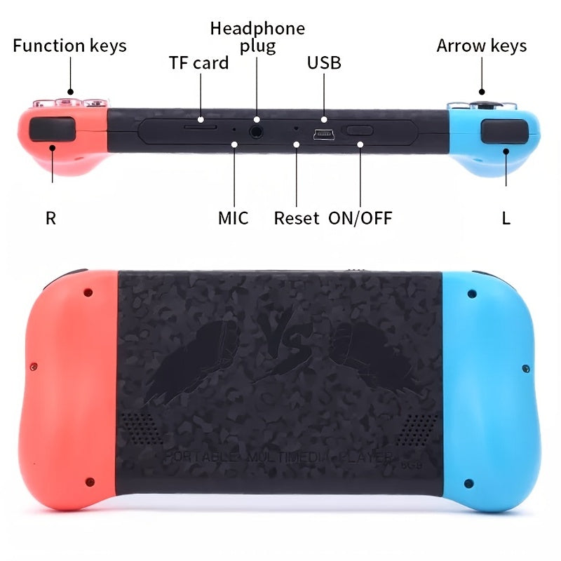 X50 HD Screen Game Console Portable Gamepad 12.95cm Retro Handheld Game Player HD TV Output For Children Kids Gift - Digital Edges | Online Electronics Store