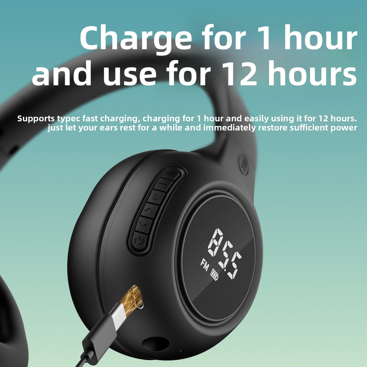 CET Exam Headphones with FM Radio and Bluetooth – additional product photo 3