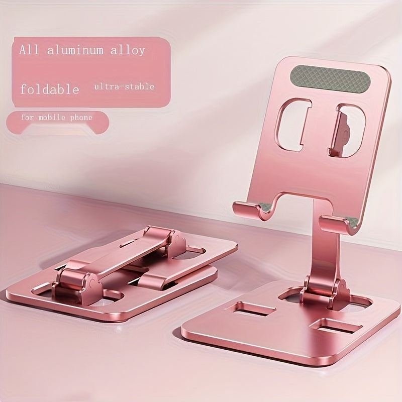 Metal Foldable Lifting Mobile Phone Holder Lazy Desktop Holder Mobile Phone Tablet Universal Holder Multi Angle Adjustable Mobile Phone Holder Children's Online Class Mobile Phone Holder Base Compact And Portable - Digital Edges | Online Electronics Store