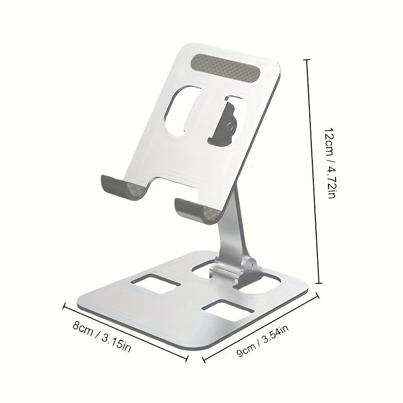 Metal Foldable Lifting Mobile Phone Holder Lazy Desktop Holder Mobile Phone Tablet Universal Holder Multi Angle Adjustable Mobile Phone Holder Children's Online Class Mobile Phone Holder Base Compact And Portable - Digital Edges | Online Electronics Store