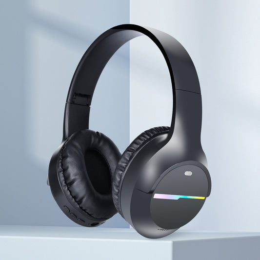 Wireless Bluetooth earphones with heavy bass M9 luminous sports game